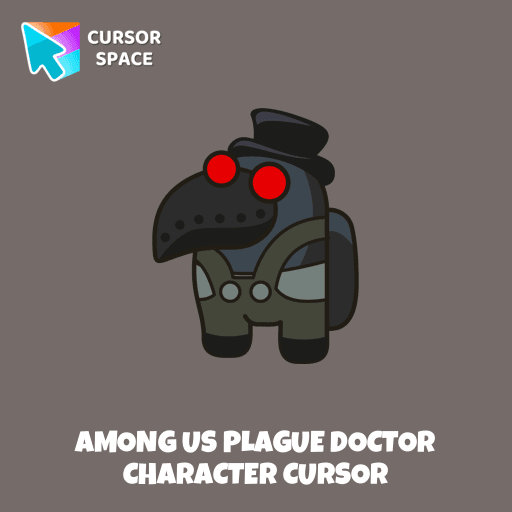 Among Us Plague Doctor Character cursor pointer cursor